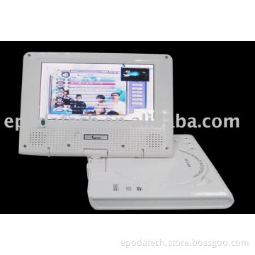 7-inch Portable DVD player with Swivel Screen PD198